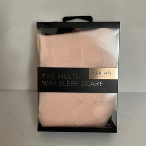 Kitsch Beauty Satin The Multi way Sleep scarf pink